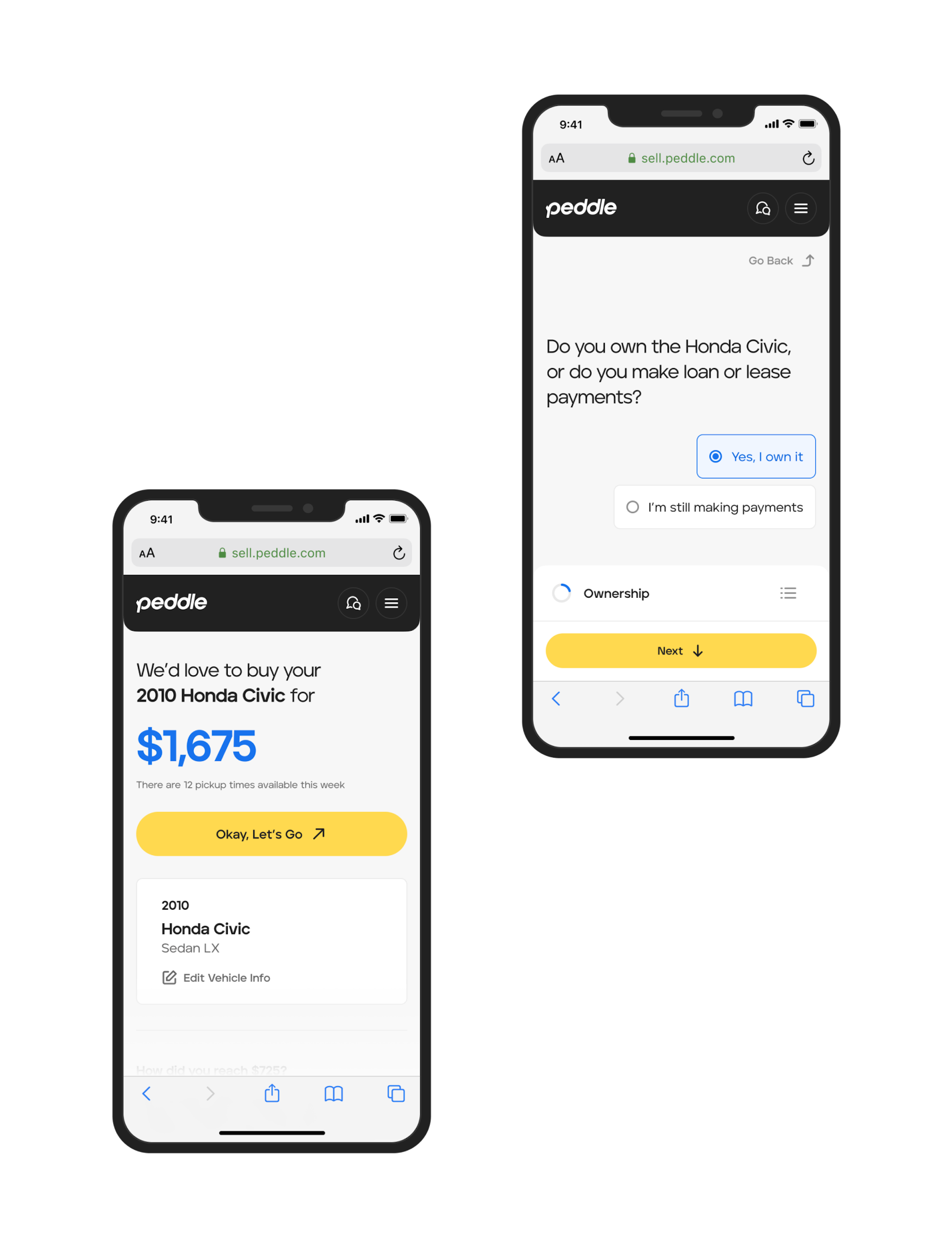 Sell Your Car the Easy Way Get an Instant Cash Offer Peddle